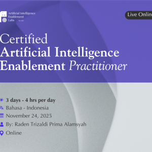Certified AI Enablement Practitioner Live-Online - Bahasa